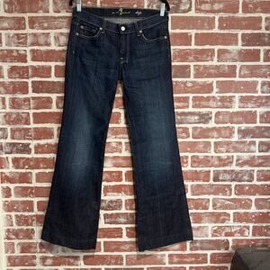 7 For All Mankind 7FAM DOJO Flare Denim Jeans Size 28" Womens